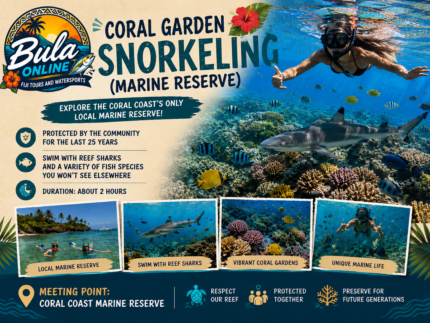 Coral Garden Snorkeling (Marine Reserve)