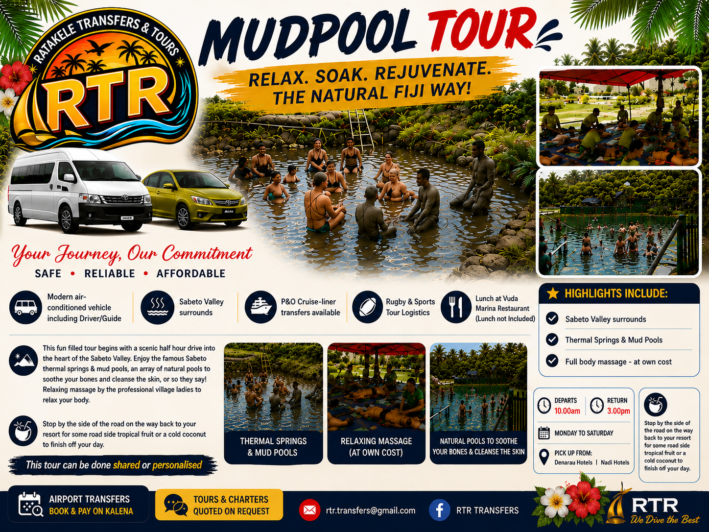 Sabeto Mud Pool & Hot Springs Tour