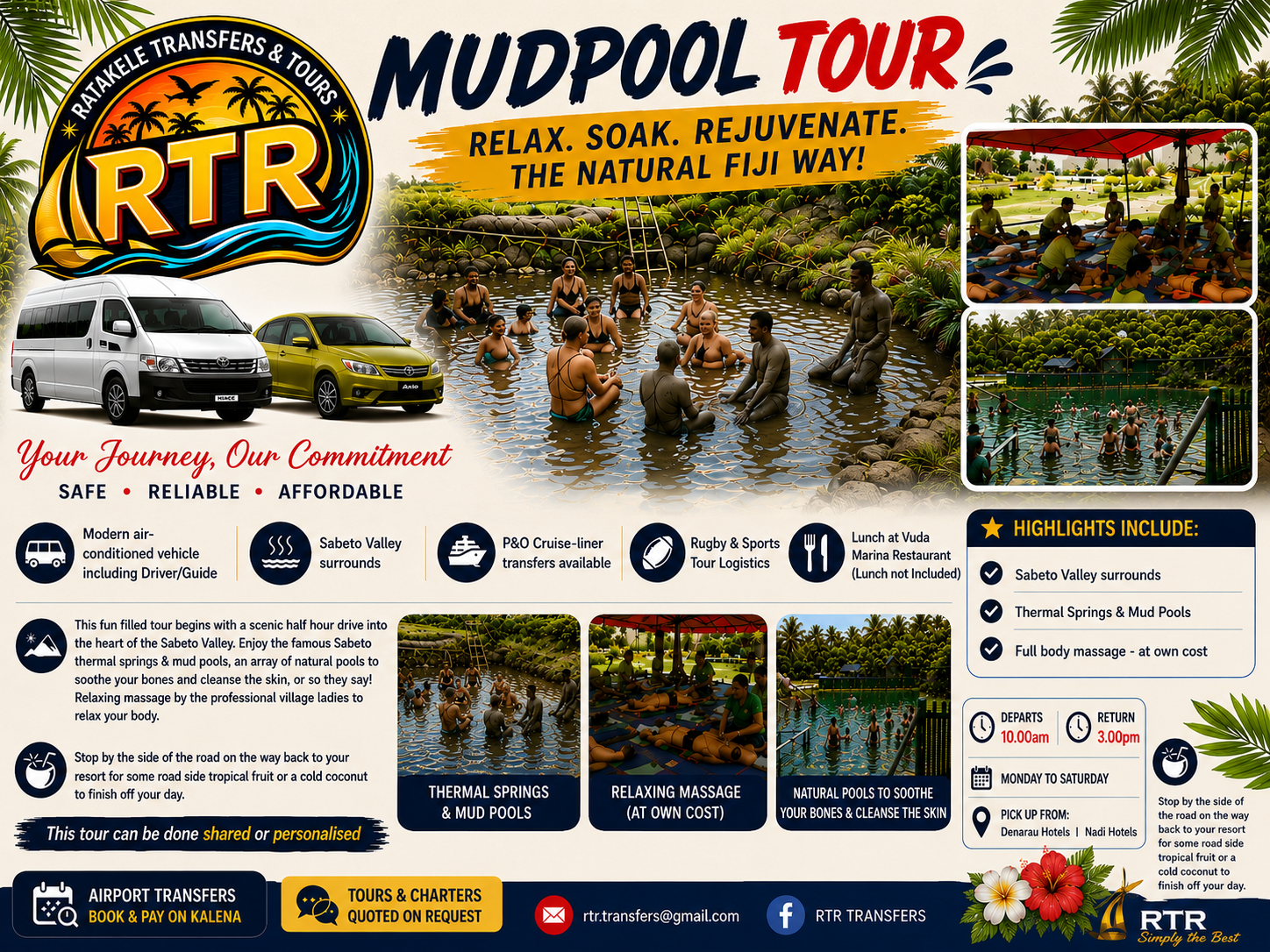 Sabeto Mud Pool & Hot Springs Tour