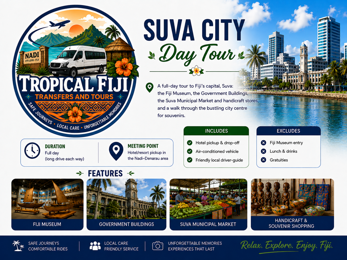 Suva City Day Tour