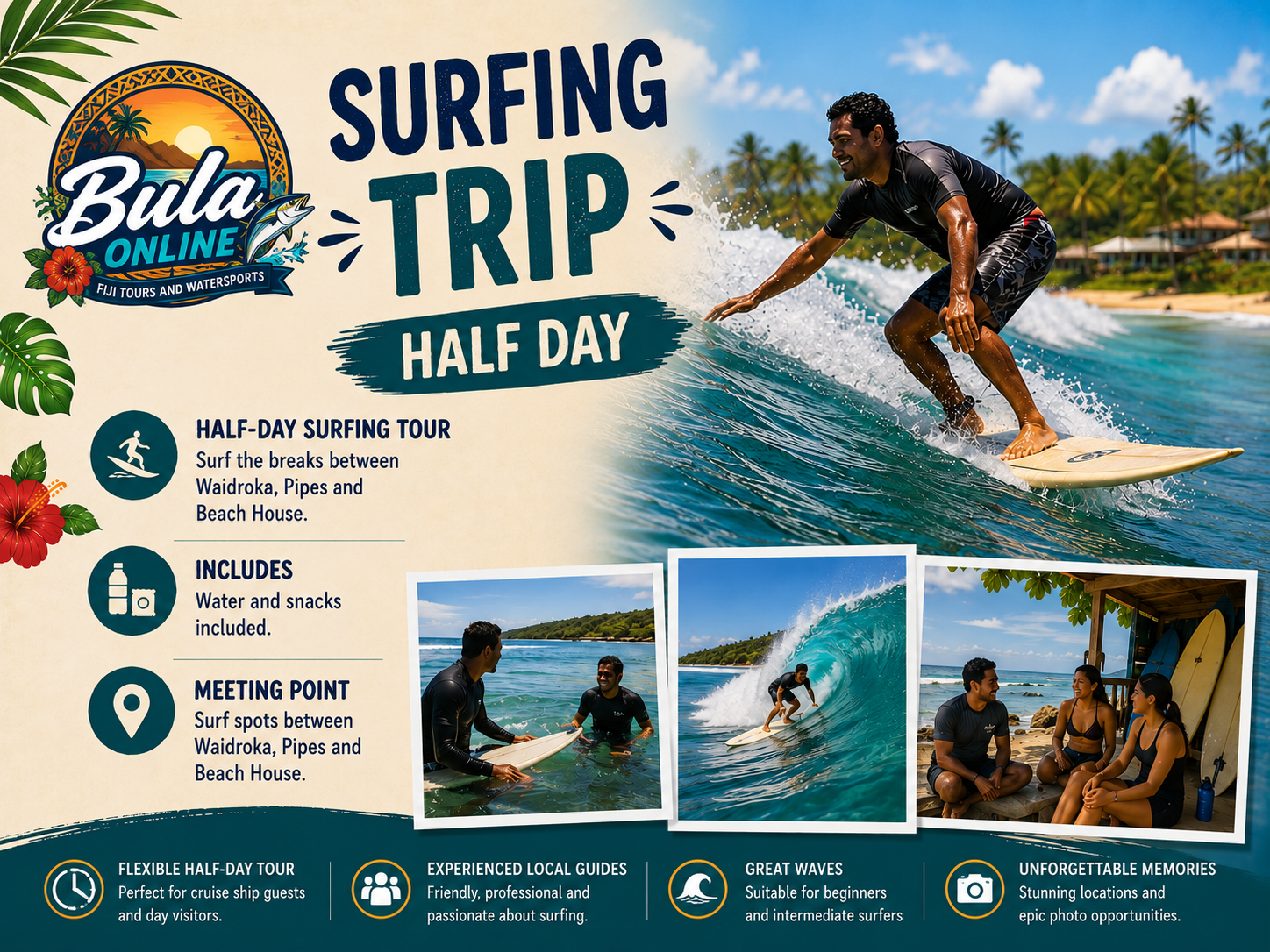 Surfing Trip — Half Day